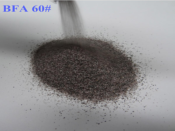 棕剛玉廠生產60#目棕剛玉粒度砂
