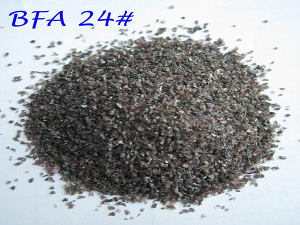 硬質合金 表面噴砂用棕剛玉F24#粒度砂棕剛玉磨料