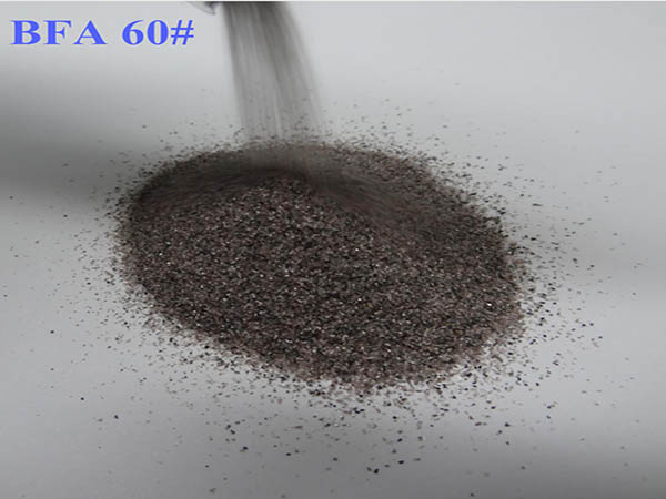 金屬制品噴砂拋毛增加粗糙度棕剛玉砂F60#棕剛玉磨料廠家 價格好